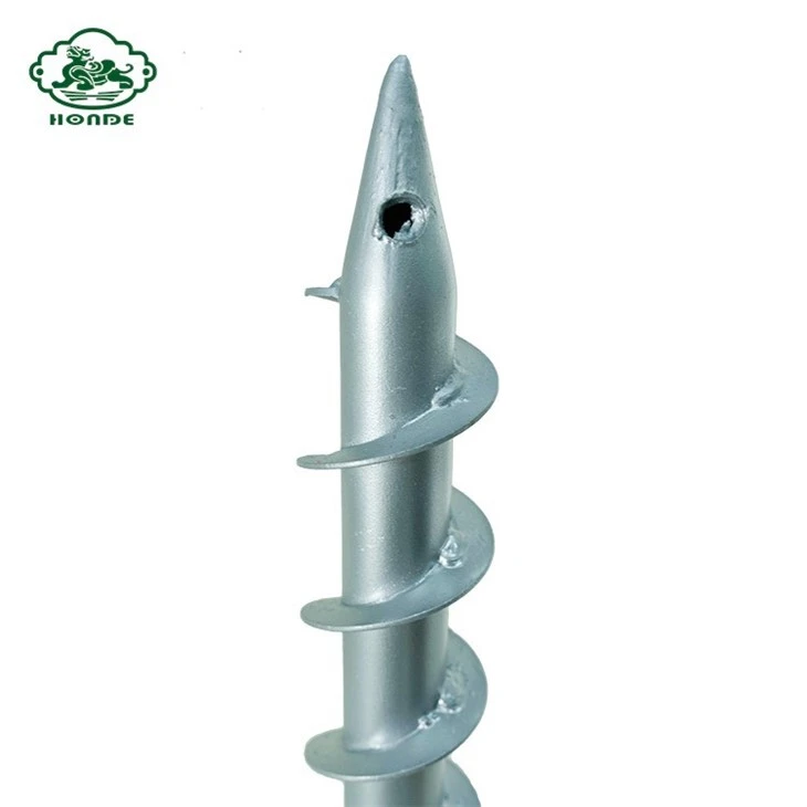 Easy To Install Screw Pile Foundation System factory